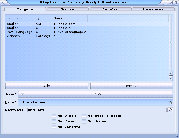 The SimpleCat Catalog Script Preferences